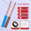 White Sheathed 2-Core Power Cord for Home, Available in 1/1.5/2.5/4/6 Square Sizes