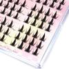 Naughty Elf Large Devil False Eyelashes: Natural, Thick, Segmented Clusters for a Barbie Comic Look - Perfect for Novices