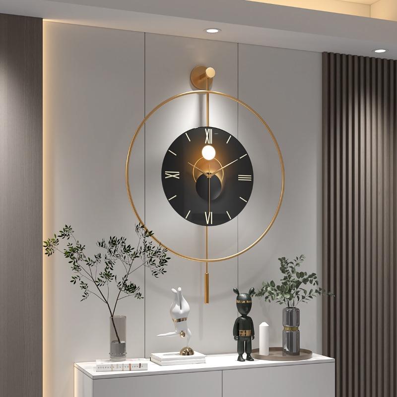 Modern Wall Clocks Living Room Minimalist Wall Watch Creative Bedroom Silent Round Clocks Fashion Home Decoration Accessories