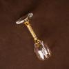 Glasbecher-Set Goldener Berg Kristall Wein-Trenner Chinesischer Baijiu Holz-Aufbewahrungsregal Blattgold Felsengarten Glas Rotwein