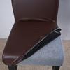 1/2/4/6Pcs PU Waterproof Chair Cover Elastic Bar Stool Chair Covers for Dining Room Stretch Slipcover for Wedding Banquet