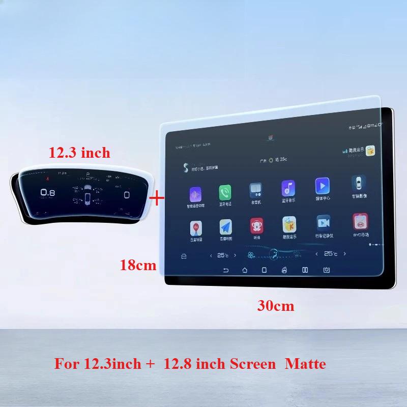 Tempered Glass Screen Protector for BYD Seal U / Sealion 6 / Song Plus 2025-2025 Car GPS Navigation Display Anti-scratch Film