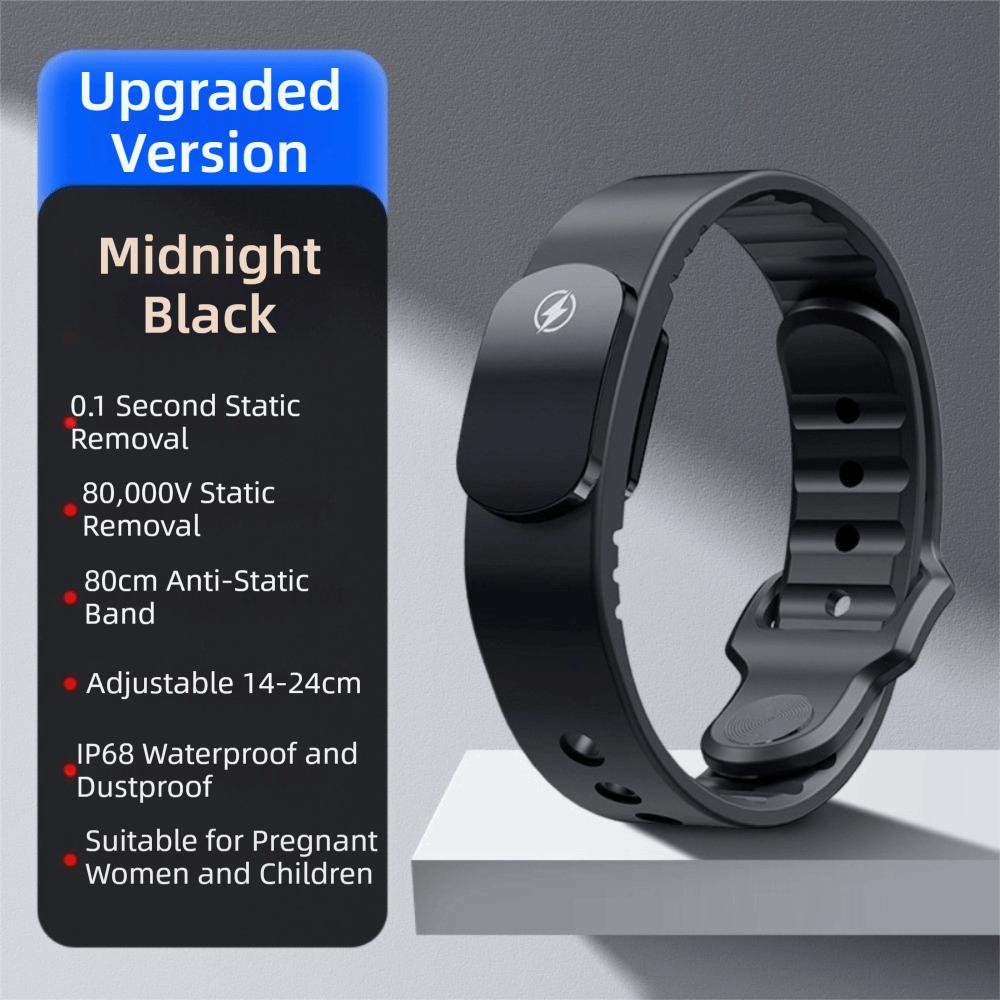 Adjustable Static Eliminator Bracelet Waterproof Human Body Static Eliminator Men