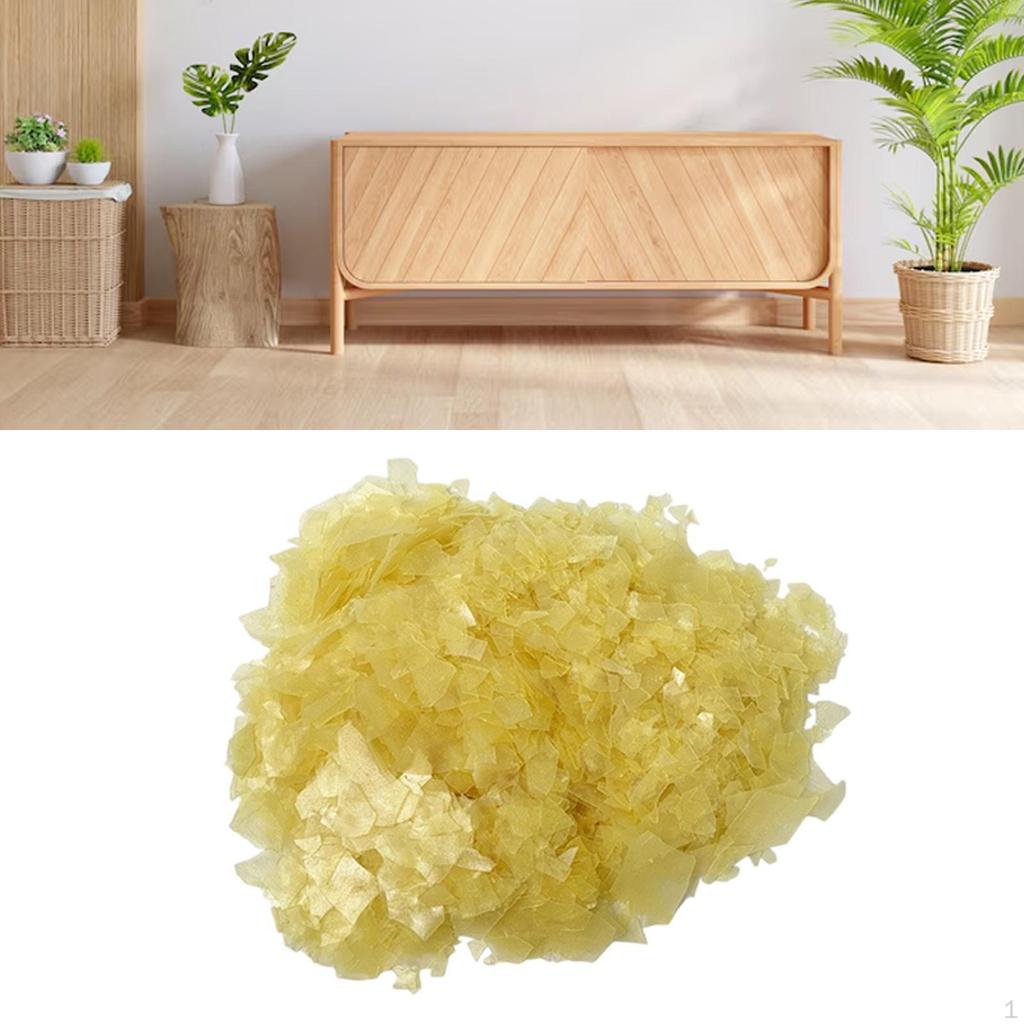 Shellac Flakes Decoration Wooden Craft Finishes Home Portable Transparent