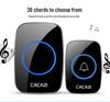 Wireless Waterproof Plug-Free Doorbell and Elderly Pager, Battery Operated