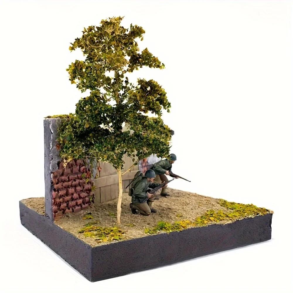 1 Pack, Simulation Mini Leaves Miniature Static Leaf Sand Table Layout Scene Model Wargame Accessories DIY Scenery Making