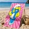 Smurfette's Adventure Beach Towel, Super Soft Microfiber, Perfect Gift for Her/Him, Birthday, for Pool, Beach, Travel, Decor Beach Party