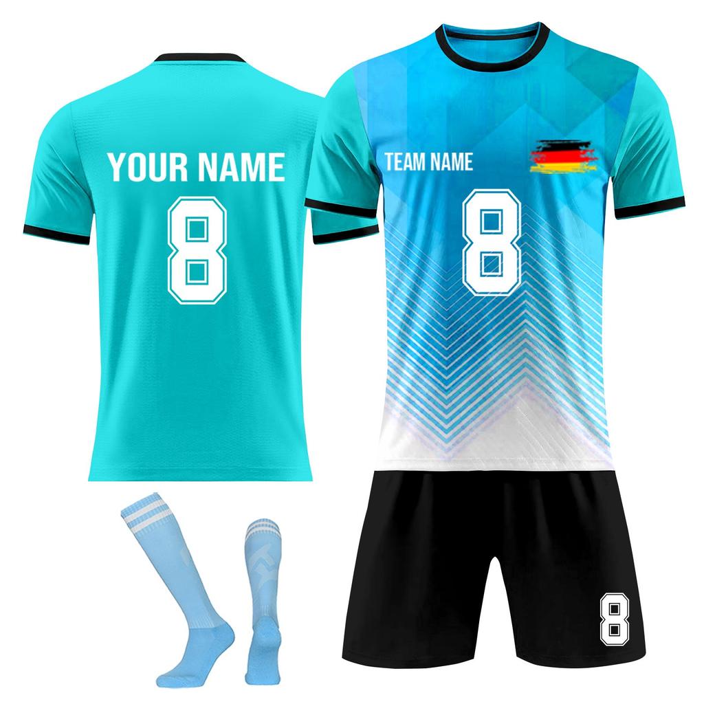 Personalised Shirts Kit Mens Girls With Name Number Custom Football Jerseys For Boys Training Suit