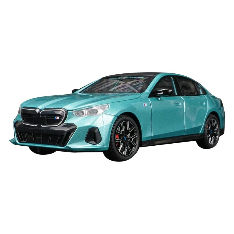 

1:24 simulation BMW I5 alloy luxury sedan model car decoration, doors and engine hood, trunk can be opened зелёный