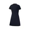 FILA Tennis Moisture-Wicking Simple Color-Block Slim Fit Short Sleeve Dress Women dresses A11W623341F-NV