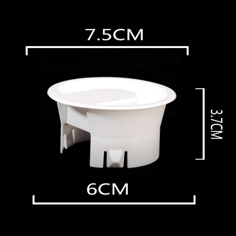 1/2 Stück Deckel Glaskaraffe Kunststoffabdeckungen Stopfen Staubdicht Spritzfrei Flaschenstöpsel Auslaufsichere Kappen für Bistro-Krug