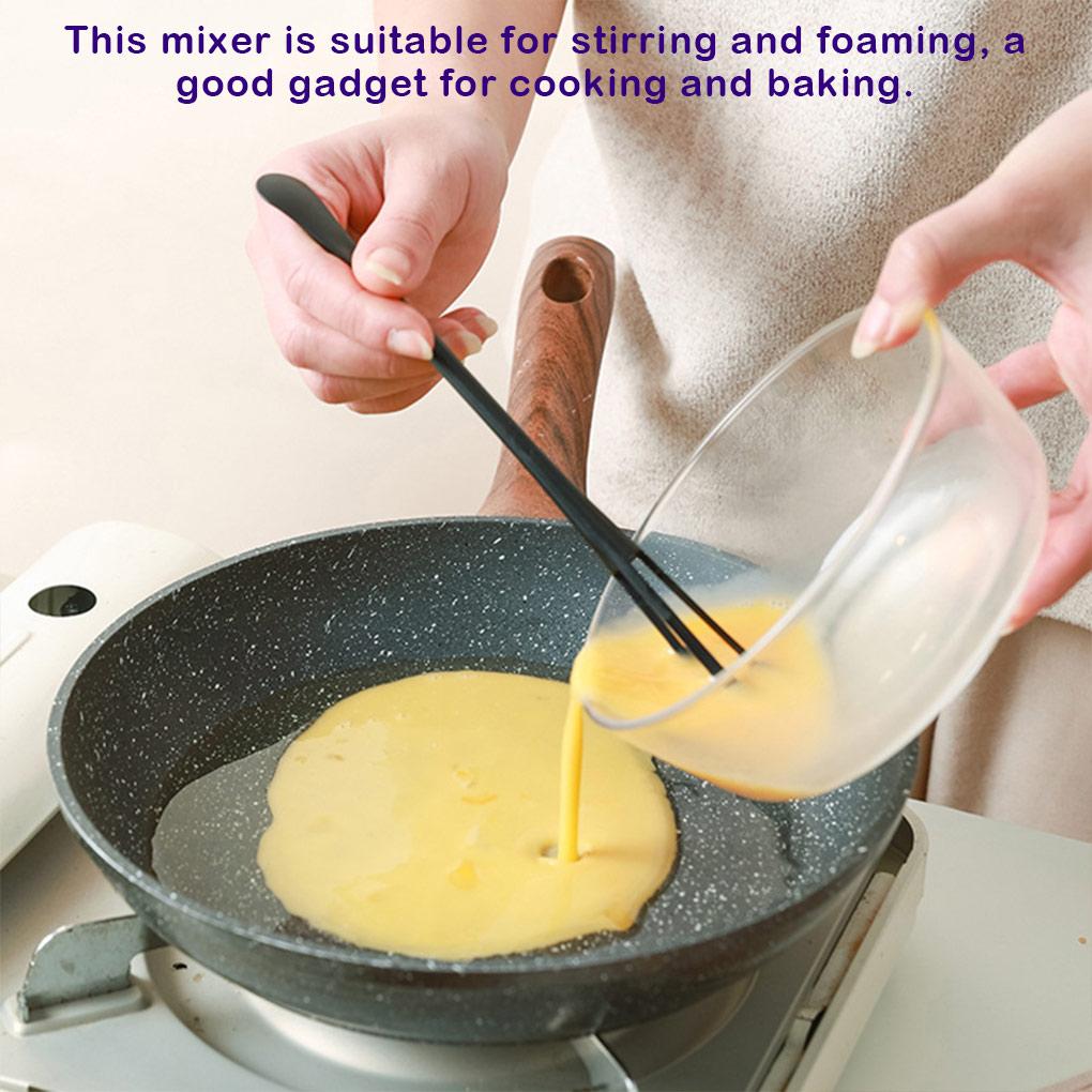 Bătător de ouă Linguriță cu mâner lung Vase de copt reutilizabile Spumă de uz casnic Spumant de lapte Bate Mixer Mixer Vase de gătit
