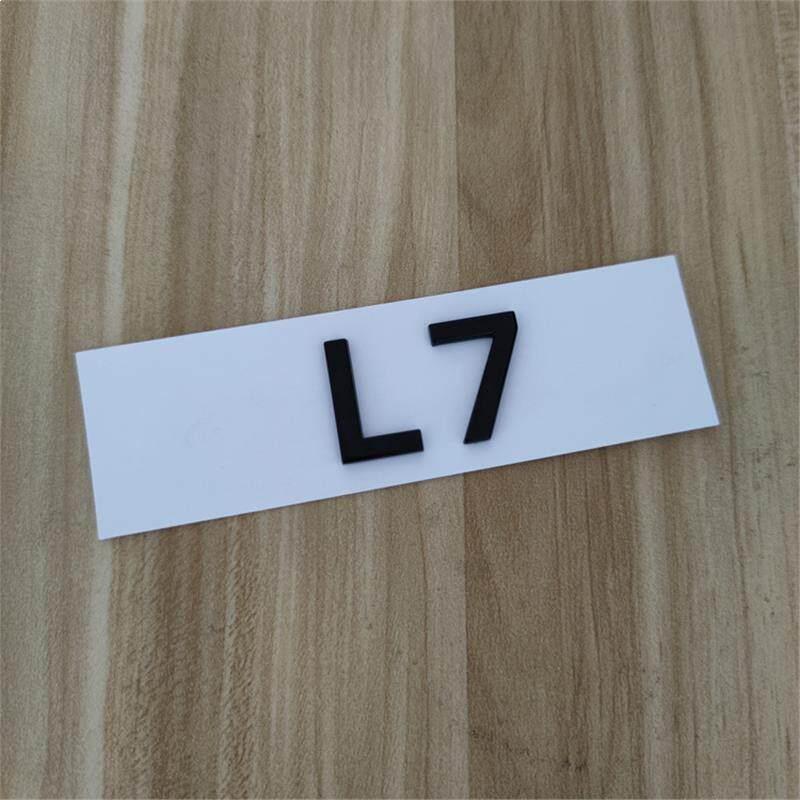 Ideal L9-L6 Black Hood and Tailgate Emblem/Lettering Sticker Set