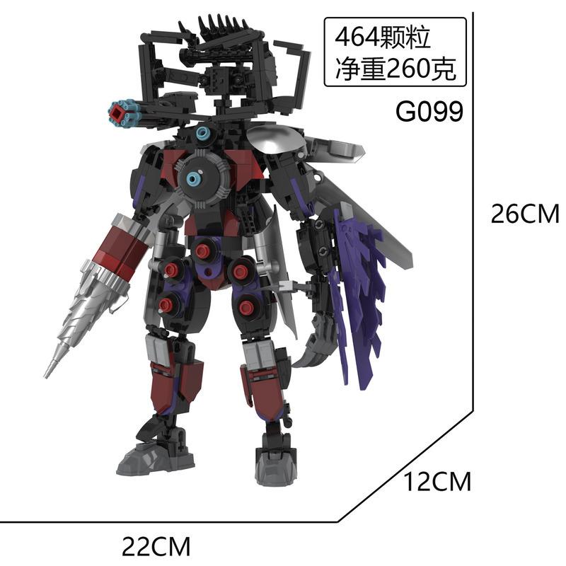 Titan Clock King Building Block Set Set Learning Educational Toy Monster Titan Tvman Blocks Figures Mini Speakerman Blocks Birck For Kids Children