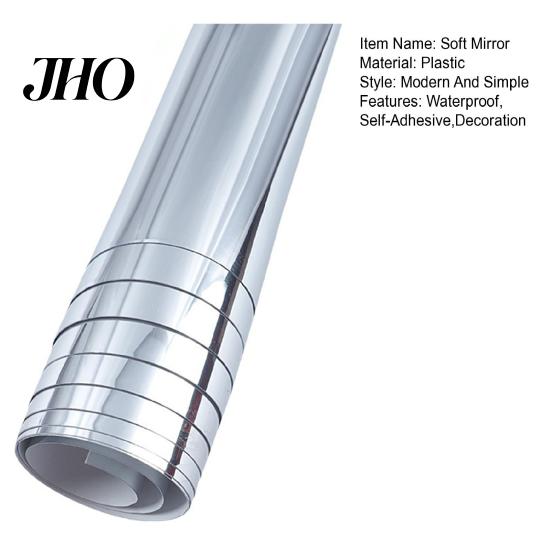 Quick Installation Mirrors 100/200CM Soft Wall Mirror Waterproof Self-Adhesive Full Body Sheet Shatterproof Living Room Bedroom Bathroom Decoration