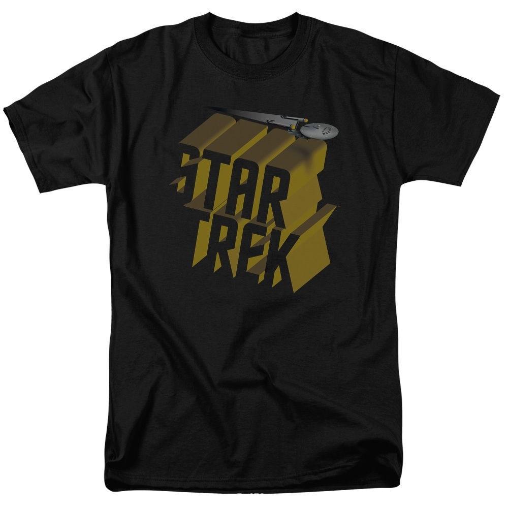 Star Trek 3D Logo TV Show T-Shirt Sizes S-4XL NEW