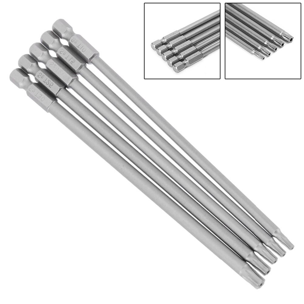 

Centre Bore 5Pcs Magnetic Torx Screwdriver Hex Shank