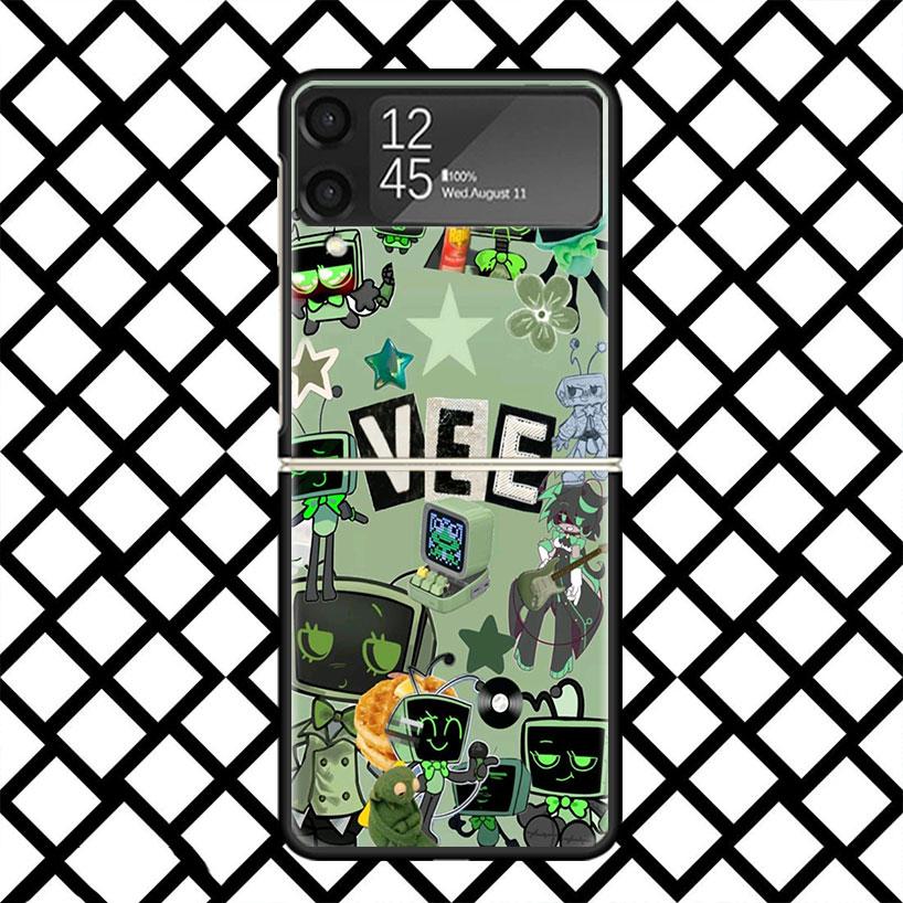 Game Dandys World Phone Case For Samsung Z Flip 7 6 5 4 3 Galaxy ZFLIP7 ZFlip6 5G Flip5 Flip4 Flip3 5g Black Hard Cover