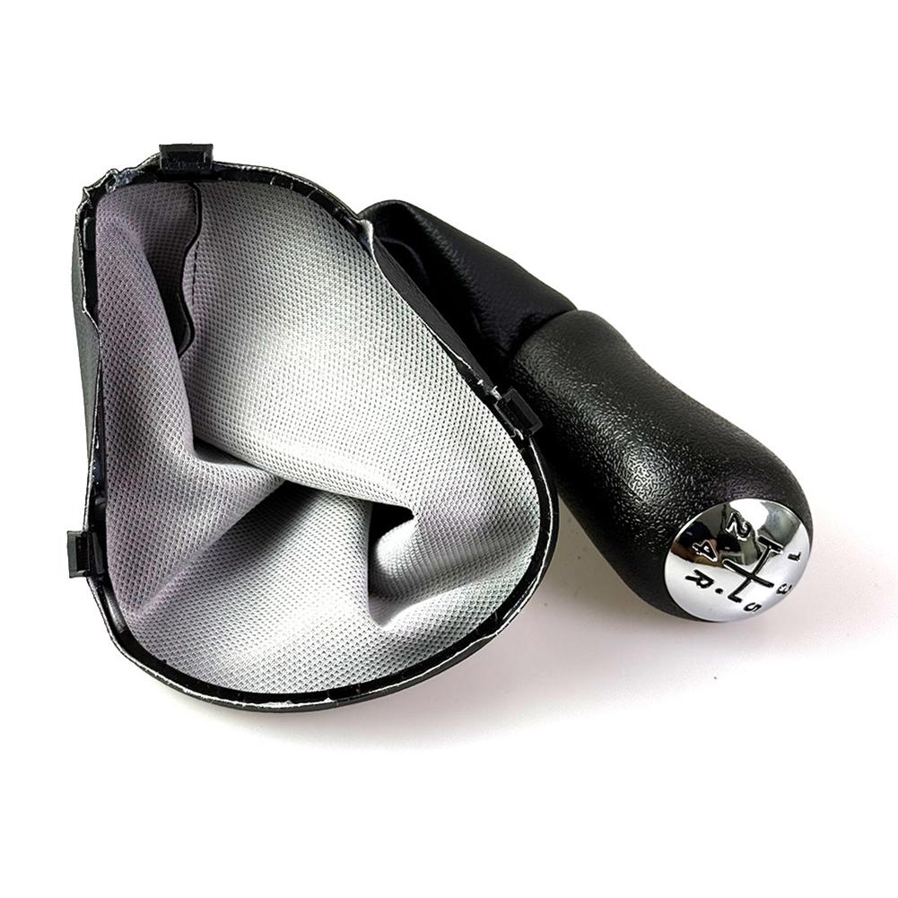 1Pcs Car 5 Speed Shift Lever Knob With Rod Dust Cover For Renault R Logan II 13-22 Car Gear Shift Handball Cover