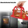Food Grade Silicone Turkey Lift Pad with Locking Handle Heat Resistant Multipurpose Kitchen Cooking Utensil Tool