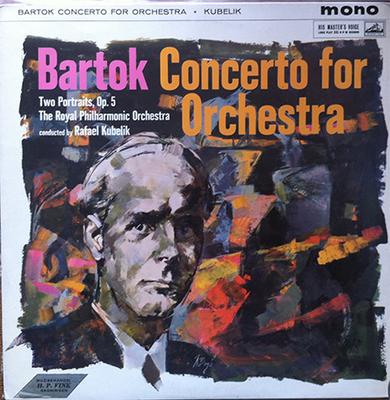 LP Record BLA BARTK  ROYAL PHILHARMONIC OR  Concerto For Orchestra  Two Portra ALP1744 His Masters Vo 1959 UK Classical Used