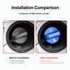 EINM2 Metal Car Fuel Tank Cap Cover Anti-scratch Dustproof Gas Filler Cap for Toyota RAV4 Highlander Prado Crown Exterior Accessories