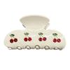 Fruit Theme Cherry Hair Claw Clip For Girl And Youth Women Acetate Hair Clamp With Strong Grip Secure Hold for Daily Use