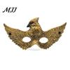 Leichte Halloween-Maske Cosplay Adler Maske, Realistischer Vogel Halbgesicht Unisex Kostüm Maskerade für Halloween, Karnevalsparty Detailliertes Flügel