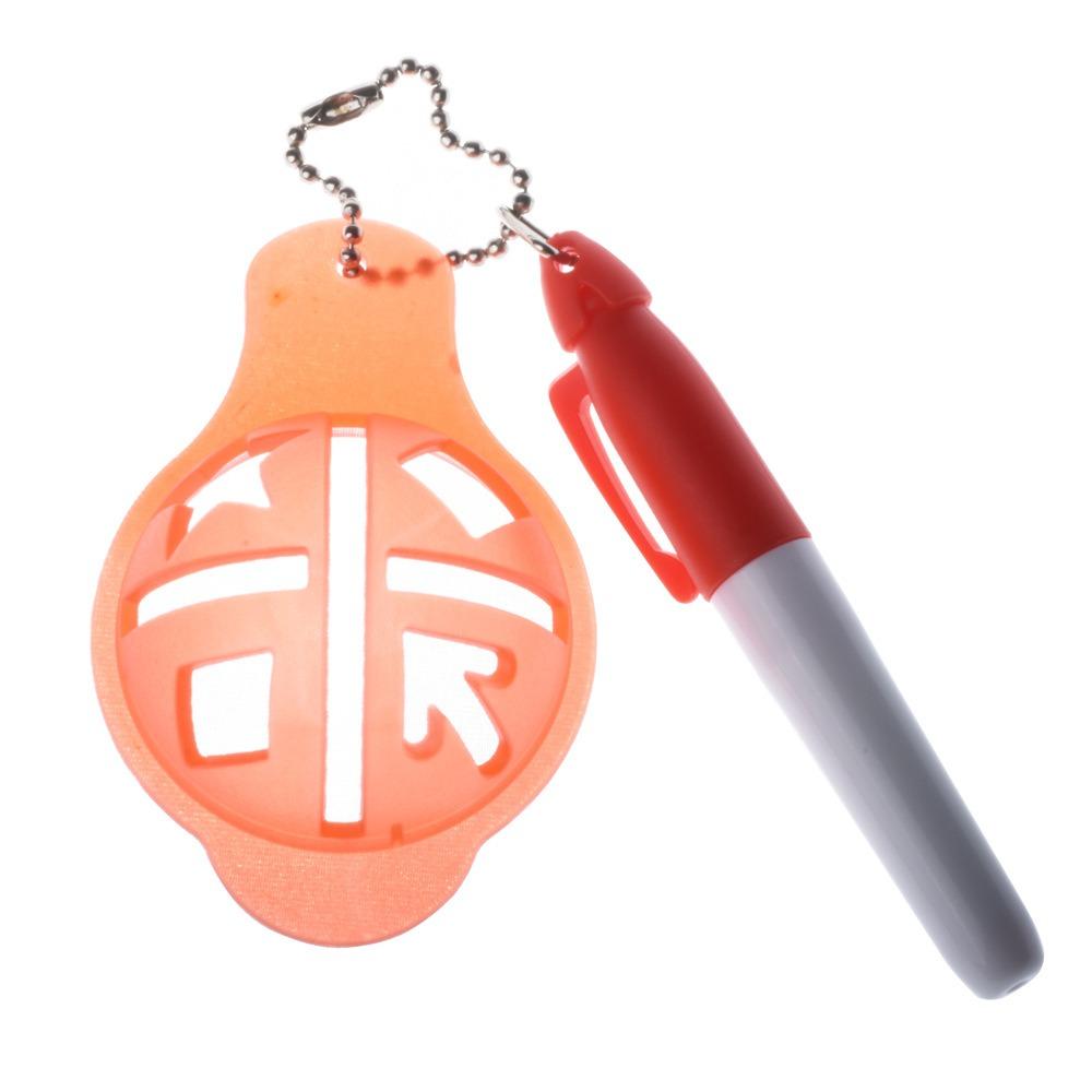 

Easily Drawing Golf Ball Line Marker 4 Color Golf Ball Marker Marker Pen Liner Training червоний