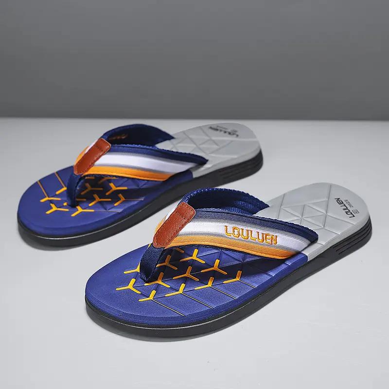 Fashion Men Flip Flops Summer Beach Flip Flops High Quality Brand Men Fashion Breathable Casual Beach Men Slippers Summer Outdoor