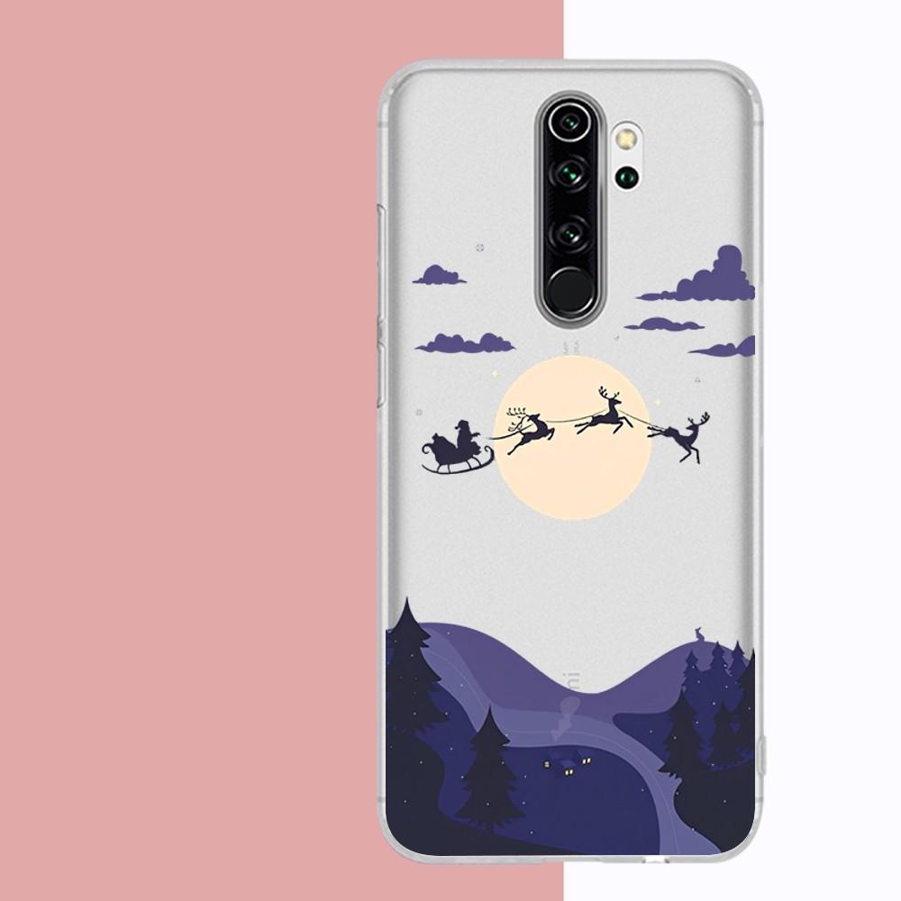 Christmas Mousepad For Samsung S 20 21 22 23 for Redmi Note7 8 9 10 for Huawei P20 30 40 Clear Case