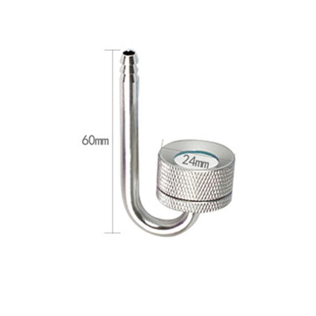 Silver-Purple-Blue Aquarium CO2 Diffuser for Aquatic Plants and Fish Tanks
