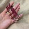 Glückliches Rotes Band Rosa Pentagramm Armbänder Für Frauen Freundschaft Verstellbare Stern Handkette Modeschmuck Geschenke Accessoires