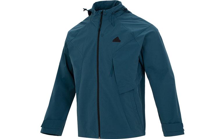 Куртки Adidas Мужские Синие С капюшоном Умеренные Другие IP4923 XL