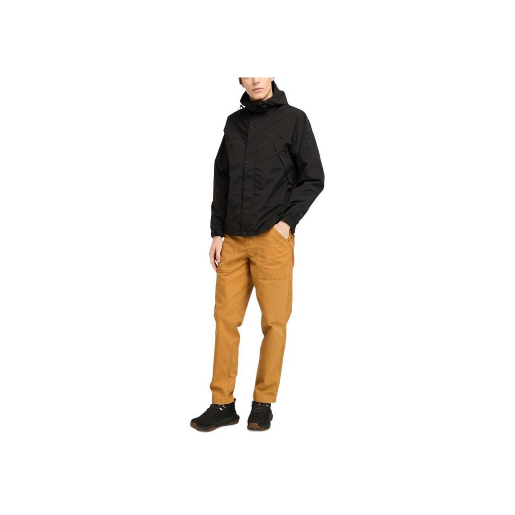 Timberland Chaqueta Impermeable Cortavientos para Exterior Hombre Chaqueta Negra A68XF001