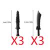 MOC Medieval Weapon Knight Building Block Accessories Character Helmet Hat Academic Gown Axe Sword Shield Brick Toy Gift K073