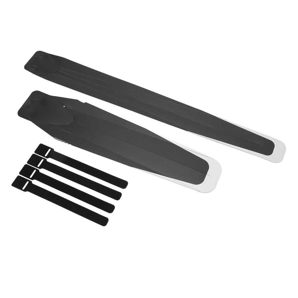 1 Pair Bike Fender Front Rear Mudguard Splashing Guard Universal Resin for Cycling Black