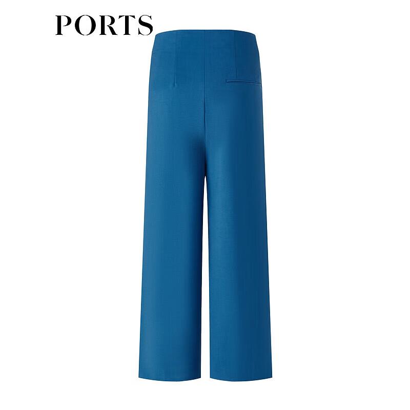 Ports Women's Wool Blend Atlantic Blue Trousers