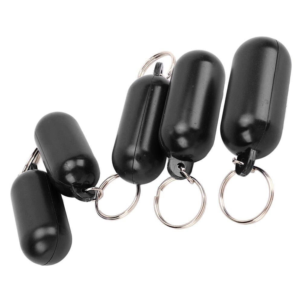 5 Pcs Lightweight Floating Keychain Capsule-Shaped Float Key Ring  Boating Accessories
