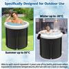 Portable Foldable Ice Bath Tub for Adults - Inflatable, Compact, Athletes Chill