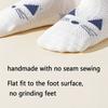 6Pairs Baby Mesh Socks Cute Cat Mid-tube Sock Summer  Sweat-absorbing Breathable Newborn Cotton Sock 0-3year Children Footwear