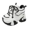 Fashion Women Casual Platform Sneakers 9.5CM High Heels Summer Sports Mesh Dad Shoes Breathable Trainers Chunky Sneakers Zapatos Mujer