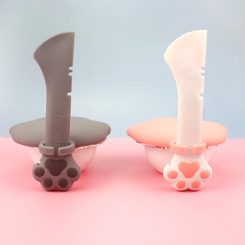 Pet Can Spoon, Multi-functional Can Opener, Wet and Dry Food Spoon, Cat Tableware, Feeding and Mixing Spoon, Cat Spatula