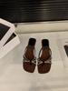Coarse Heel Temperament Silver Rhinestone Toe Slippers Women's Shoes Wear Small Sandals Sandals