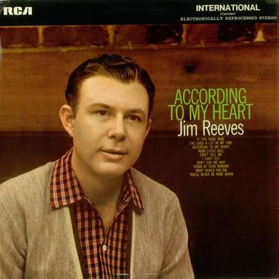 LP Record JIM REEVES - According To My Heart INTS1013 RCA Internation 1969 UK Folk Used