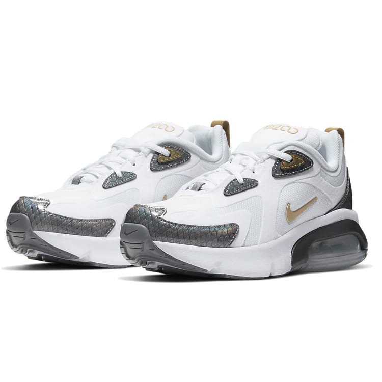 Nike Air Max 200 Weiß Metallic Gold GS CQ4009-100