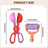 Snowball Clip Fight Game with Sand Roller Cartoon Portable Easy To Grip Making Tool for