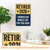 Vintage Tin Sign Wall Art - Retro Metal Plaque Decor For Home, Cafe, Bar, And Man Cave, Nostalgic Industrial