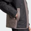adidas Leichte Gepolsterte Serie Bequeme Warme Farbblock Gesteppte Sportliche Freizeit Baumwolljacke Unisex Jacke Schwarz Anthrazit Carbonschwarz JG5936