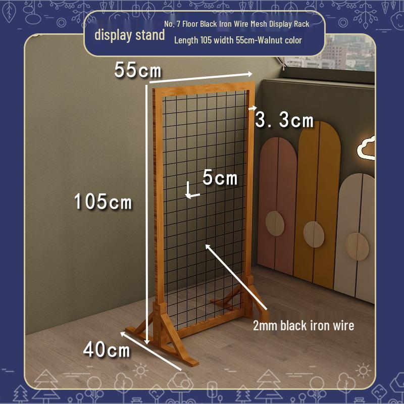 Handmade Display Shelf: Grid Photo Frame & Plant Rack for Kindergarten & Crafts